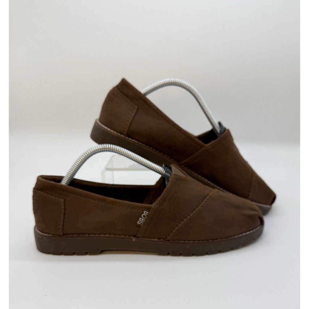 Skechers BOBS Shoes Womens 9.5 Chill Lugs Urban Spell Loafers 113352 Brown